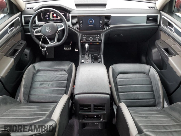 2023 Volkswagen Atlas SEL Premium R-Line с VIN 1V2FR2CAXPC516535, выставлен на аукционе Copart как лот 54728735 с пробегом 36 359 миль миль и Чистый • Clean title. История ставок и продаж доступна на DreamBid. Изображение 8.