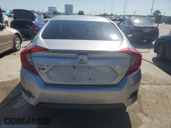 2016 Honda Civic Sedan LX with VIN 19XFC2F52GE046544, listed as a Copart auction lot 51968855 with 164,235 mi miles and Salvage Title. Bid and sale history available at carsss.com. Image 6.
