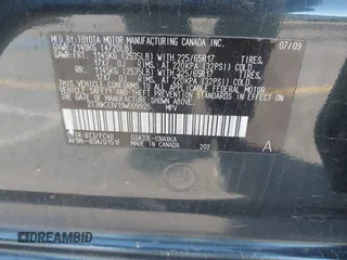 2009 Toyota RAV4 with VIN 2T3BK33V19W009925, listed as a IAAI auction lot 41341125 with 262,183 mi miles. Bid and sale history available at carsss.com. Image 9.