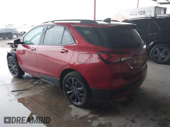 2024 Chevrolet Equinox RS with VIN 3GNAXMEG5RS206537, listed as a IAAI auction lot 41524098 with 14,291 mi miles and . Bid and sale history available at DreamBid. Image 3.
