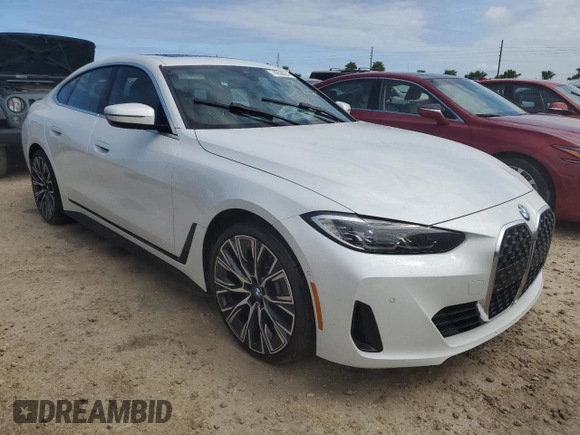 2024 BMW 4 Series 430i with VIN WBA63AV00RFS30435, listed as a Copart auction lot 74259624 with 1,616 mi miles and Non Repairable. Bid and sale history available at carsss.com. Image 4.