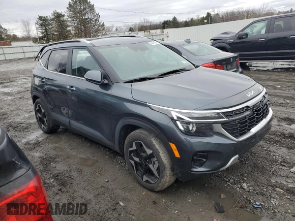 2024 Kia Seltos EX with VIN KNDERCAA6R7584669, listed as a Copart auction lot 49410935 with 12,508 mi miles and Salvage Title. Bid and sale history available at DreamBid. Image 4.
