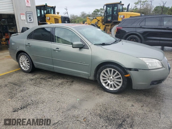 2008 Mercury Milan Premier with VIN 3MEHM08ZX8R601064, listed as a Copart auction lot 88771295 with 247,671 mi miles and Salvage Title. Bid and sale history available at carsss.com. Image 4.