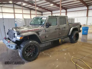 2021 Jeep Gladiator Rubicon with VIN 1C6JJTBG0ML504749, listed as a Copart auction lot 81125124 with 81,951 mi miles and Clean title. Bid and sale history available at DreamBid. Image 1.