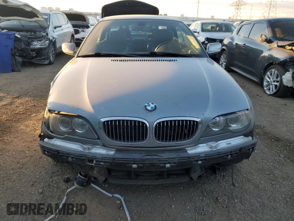 2004 BMW 3 Series 325Ci with VIN WBABW33444PL25543, listed as a Copart auction lot 83811414 with 106,309 mi miles and Salvage Title. Bid and sale history available at carsss.com. Image 5.