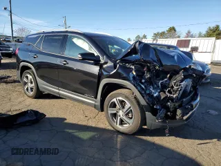 2021 GMC Terrain SLT with VIN 3GKALVEV8ML326669, listed as a Copart auction lot 82095864 with 41,943 mi miles and Salvage Title. Bid and sale history available at DreamBid. Image 4.