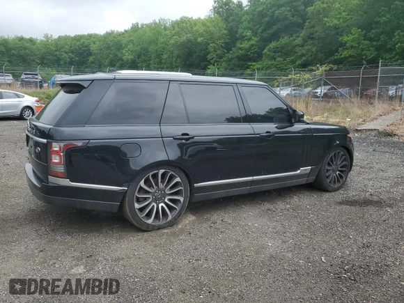 2016 Land Rover Range Rover Supercharged with VIN SALGS3EF4GA311192, listed as a Copart auction lot 55586905 with 122,737 mi miles and Clean title. Bid and sale history available at DreamBid. Image 3.
