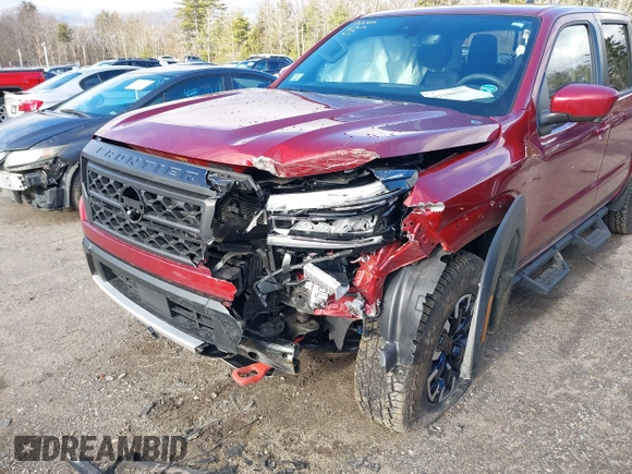 2022 Nissan Frontier S with VIN 1N6ED1EK9NN612988, listed as a IAAI auction lot 41140327 with 21,386 mi miles. Bid and sale history available at carsss.com. Image 6.