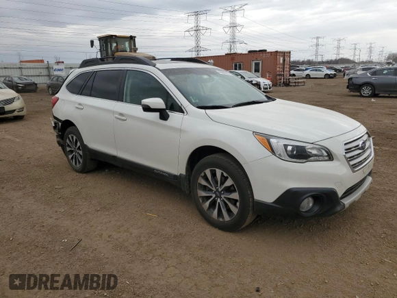 2015 Subaru Outback Limited with VIN 4S4BSALC6F3222124, listed as a Copart auction lot 49605605 with 99,005 mi miles and Salvage Title. Bid and sale history available at DreamBid. Image 4.