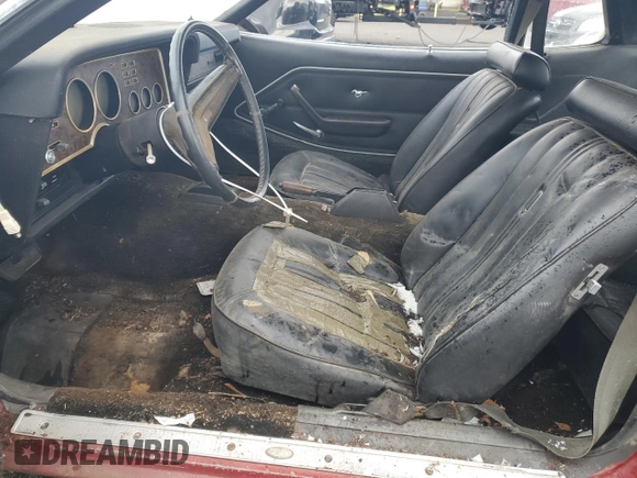 1974 Ford Mustang с VIN 4F02Z275163, выставлен на аукционе Copart как лот 83834044 с пробегом 99 704 миль миль и Чистый • Clean title. История ставок и продаж доступна на DreamBid. Изображение 7.