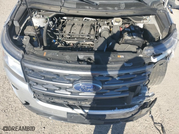 2018 Ford Explorer XLT with VIN 1FM5K8D80JGA50741, listed as a Copart auction lot 43373655 with 88,330 mi miles and Salvage Title. Bid and sale history available at carsss.com. Image 12.