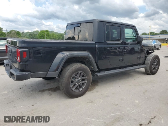 2024 Jeep Gladiator Sport S with VIN 1C6HJTAG7RL120930, listed as a Copart auction lot 55958815 with 7,828 mi miles and Salvage title. Bid and sale history available at DreamBid. Image 3.