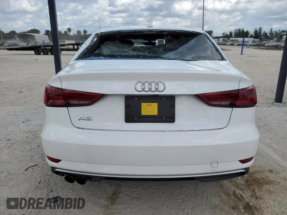 2017 Audi A3 Sedan Premium with VIN WAUAUGFF3H1027533, listed as a Copart auction lot 68297973 with 66,969 mi miles. Bid and sale history available at carsss.com. Image 6.