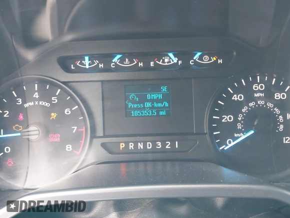 2016 Ford F-150 XL with VIN 1FTEX1C87GKD33643, listed as a IAAI auction lot 41837905 with 105,353 mi miles and . Bid and sale history available at carsss.com. Image 7.