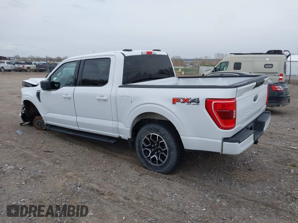 2022 Ford F-150 XL with VIN 1FTFW1E88NKE52786, listed as a IAAI auction lot 42116199 with 39,228 mi miles. Bid and sale history available at carsss.com. Image 3.