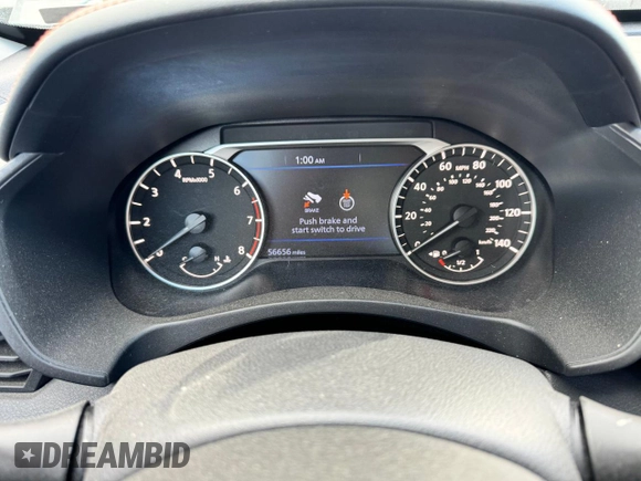 2022 Nissan Altima SR with VIN 1N4BL4CV6NN365572, listed as a Copart auction lot 56434745 with 56,656 mi miles and Salvage Title. Bid and sale history available at DreamBid. Image 8.