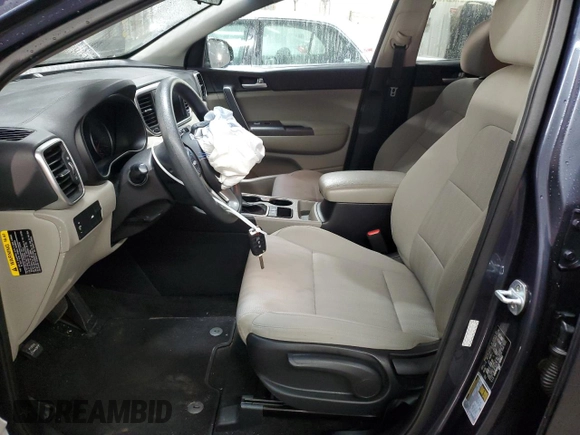 2020 Kia Sportage LX with VIN KNDPM3AC2L7689662, listed as a Copart auction lot 50983135 with 59,395 mi miles and Salvage Title. Bid and sale history available at DreamBid. Image 7.