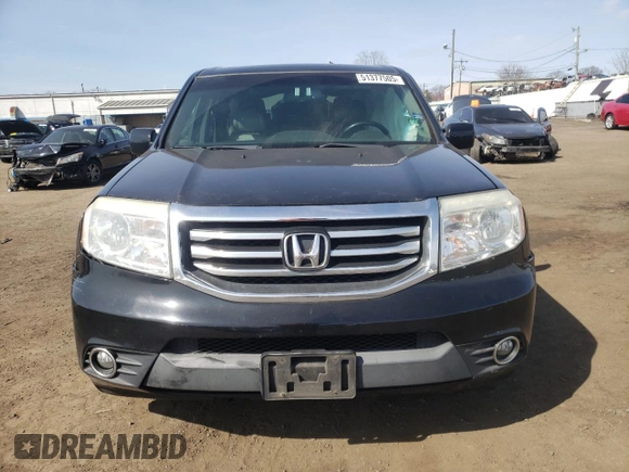 2013 Honda Pilot EX-L with VIN 5FNYF4H66DB072393, listed as a Copart auction lot 51377505 with 185,106 mi miles and Salvage Title. Bid and sale history available at carsss.com. Image 5.