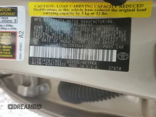 2011 Toyota Avalon with VIN 4T1BK3DBXBU412577, listed as a Copart auction lot 59008835 with 142,638 mi miles and Salvage title. Bid and sale history available at DreamBid. Image 12.