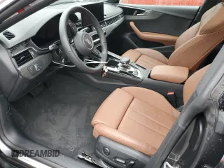 2022 Audi A5 Sportback S line Premium Plus with VIN WAUFACF5XNA023831, listed as a Copart auction lot 40151634 with 12,402 mi miles. Bid and sale history available at carsss.com. Image 7.