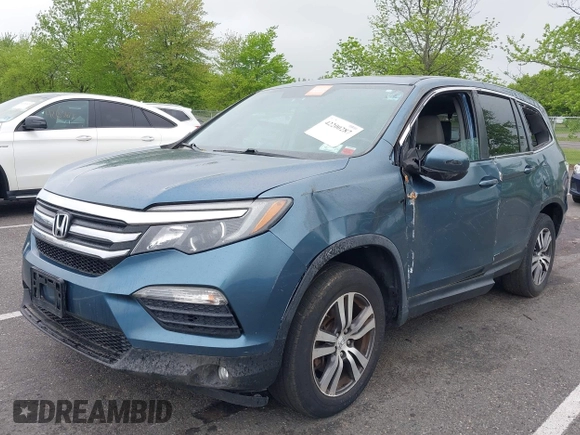 2016 Honda Pilot EX-L with VIN 5FNYF6H50GB072235, listed as a IAAI auction lot 42200287 with 93,806 mi miles. Bid and sale history available at carsss.com. Image 20.