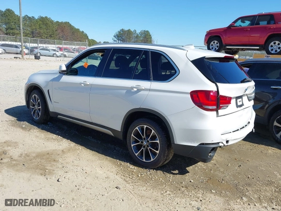 2017 BMW X5 sDrive35i with VIN 5UXKR2C35H0X05113, listed as a IAAI auction lot 41707270 with 1 mi miles. Bid and sale history available at carsss.com. Image 3.