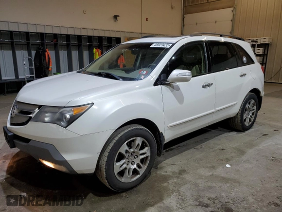 2008 Acura MDX with VIN 2HNYD282X8H536495, listed as a Copart auction lot 46929435 with 203,716 mi miles and Salvage Title. Bid and sale history available at DreamBid. Image 1.