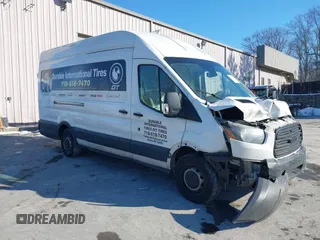2016 Ford Transit Cargo with VIN 1FTBW3XG7GKA92847, listed as a IAAI auction lot 41412926 with 143,094 mi miles. Bid and sale history available at carsss.com. Image 1.