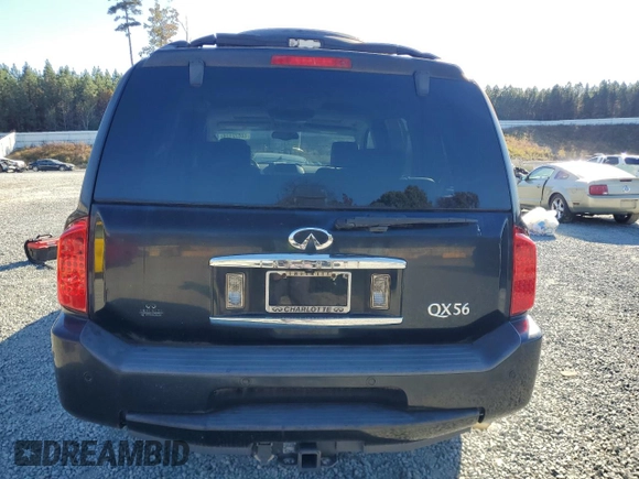 2004 Infiniti QX56 with VIN 5N3AA08C34N806460, listed as a Copart auction lot 80672124 with 193,607 mi miles and Clean Title. Bid and sale history available at carsss.com. Image 6.