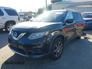 2016 Nissan Rogue SV with VIN KNMAT2MT9GP608421, listed as a IAAI auction lot 41646149 with 69,370 mi miles and . Bid and sale history available at DreamBid. Image 2.