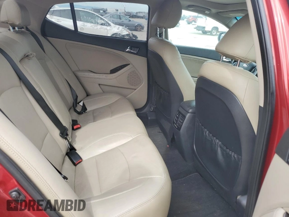2013 Kia Optima EX with VIN 5XXGN4A75DG226784, listed as a Copart auction lot 47056785 with 118,848 mi miles and Salvage Title. Bid and sale history available at carsss.com. Image 10.