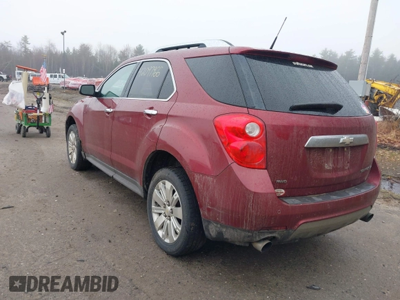 2010 Chevrolet Equinox LTZ with VIN 2CNFLGEY6A6291004, listed as a IAAI auction lot 42097966 with 100,965 mi miles and . Bid and sale history available at DreamBid. Image 3.