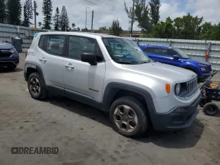 2016 Jeep Renegade Sport with VIN ZACCJBAT5GPD94436, listed as a Copart auction lot 54484285 with 0 mi miles and Salvage Title. Bid and sale history available at carsss.com. Image 4.
