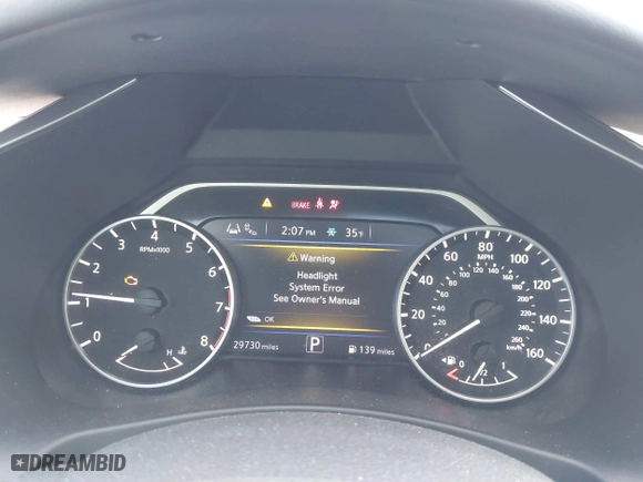 2020 Nissan Murano SV with VIN 5N1AZ2BS7LN145138, listed as a IAAI auction lot 41537154 with 29,730 mi miles. Bid and sale history available at carsss.com. Image 7.