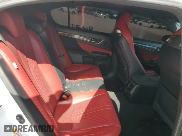 2016 Lexus GS F z VIN JTHBP1BL3GA000160, wystawiony jako Copart lot #61069335 z przebiegiem 82 341 mil mil oraz Szkoda całkowita • Salvage title. Historia ofert i sprzedaży dostępna na DreamBid. Obrazek 10.