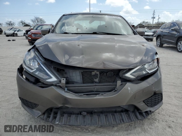 2017 Nissan Sentra SV with VIN 3N1AB7AP6HY203580, listed as a Copart auction lot 53507095 with 35,689 mi miles and Salvage Title. Bid and sale history available at carsss.com. Image 5.