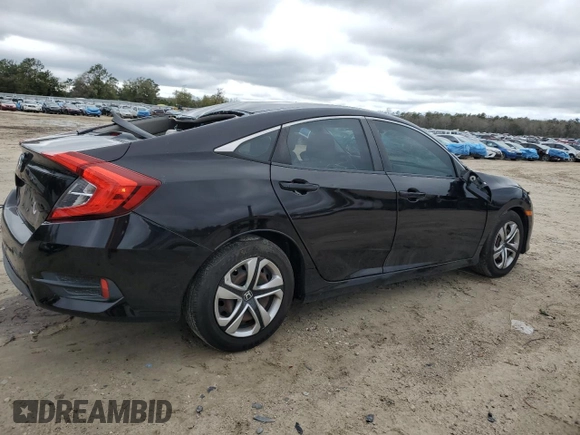 2016 Honda Civic Sedan LX with VIN 19XFC2F55GE089890, listed as a Copart auction lot 48227885 with 150,901 mi miles and Salvage Title. Bid and sale history available at carsss.com. Image 3.