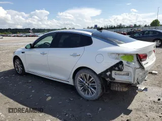 2018 Kia Optima SX with VIN 5XXGV4L20JG225751, listed as a Copart auction lot 55115305 with 114,768 mi miles and Salvage title. Bid and sale history available at DreamBid. Image 2.