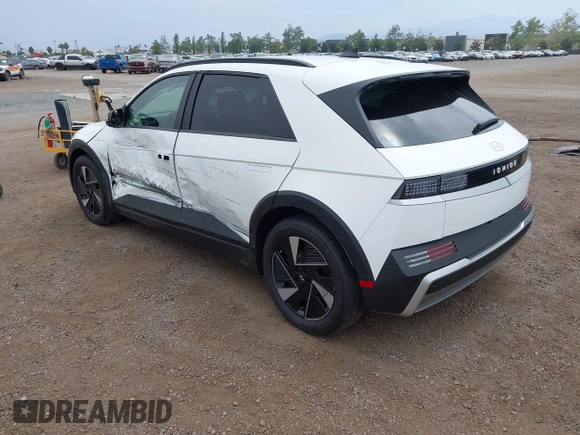 2025 Hyundai Ioniq 5 z VIN 7YAKN4DA4SY008488, wystawiony jako IAAI lot #42460932 z przebiegiem 703 mil mil oraz . Historia ofert i sprzedaży dostępna na DreamBid. Obrazek 3.