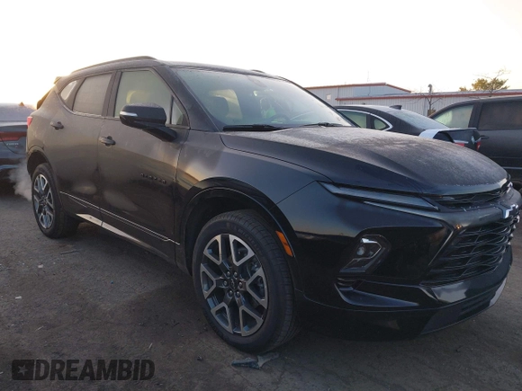 2024 Chevrolet Blazer RS with VIN 3GNKBERS5RS185728, listed as a IAAI auction lot 40614552 with 7,740 mi miles and . Bid and sale history available at DreamBid. Image 1.