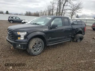 2016 Ford F-150 XLT with VIN 1FTEX1EP1GFD57885, listed as a Copart auction lot 48910695 with 75,884 mi miles and Salvage Title. Bid and sale history available at carsss.com. Image 1.