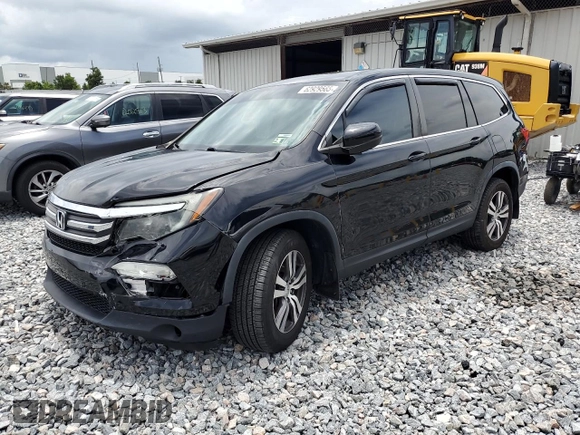2018 Honda Pilot EX-L with VIN 5FNYF6H51JB008468, listed as a Copart auction lot 62929565 with 71,020 mi miles and Salvage title. Bid and sale history available at DreamBid. Image 1.