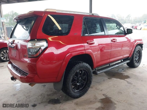 2018 Toyota 4Runner SR5 with VIN JTEZU5JR4J5187653, listed as a IAAI auction lot 40864701 with 96,730 mi miles. Bid and sale history available at carsss.com. Image 4.
