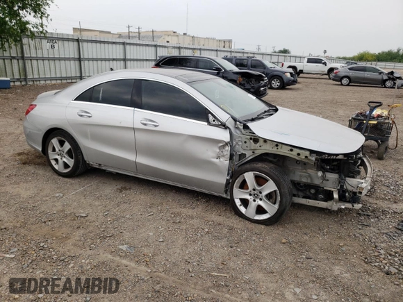 2018 Mercedes-Benz CLA with VIN WDDSJ4EB2JN570731, listed as a Copart auction lot 47513753 with 38,741 mi miles. Bid and sale history available at carsss.com. Image 4.