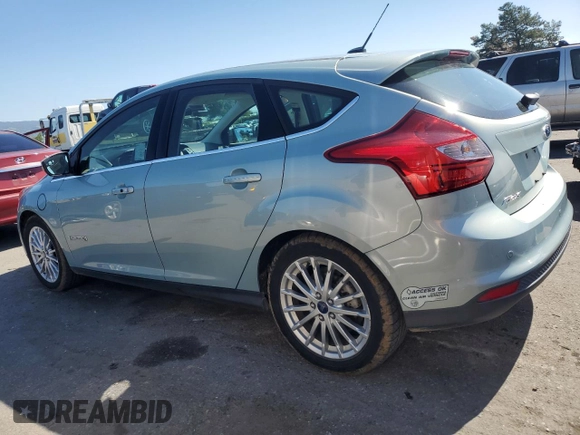 2013 Ford Focus Electric with VIN 1FADP3R46DL325122, listed as a Copart auction lot 48500725 with 40,085 mi miles and Clean title. Bid and sale history available at DreamBid. Image 2.