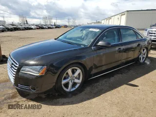 2011 Audi A8 z VIN WAUTVAFD6BN015247, wystawiony jako Copart lot #55167255 z przebiegiem 204 136 mil mil oraz Szkoda całkowita • Salvage title. Historia ofert i sprzedaży dostępna na DreamBid. Obrazek 1.