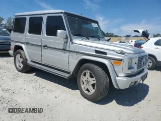 2005 Mercedes-Benz G-Class with VIN WDCYR49E75X160903, listed as a Copart auction lot 69366754 with 261,399 mi miles and Salvage Title. Bid and sale history available at carsss.com. Image 4.