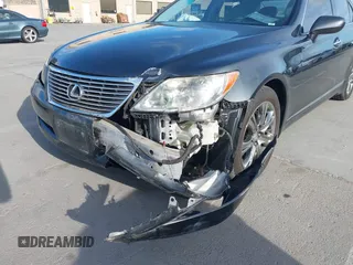 2008 Lexus LS 460 with VIN JTHBL46F185079002, listed as a IAAI auction lot 41724629 with Not Provided miles and . Bid and sale history available at DreamBid. Image 6.