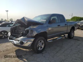 2007 Dodge 2500 SLT with VIN 1D3KS28D27J553010, listed as a Copart auction lot 59072795 with 176,363 mi miles and Salvage title. Bid and sale history available at DreamBid. Image 1.