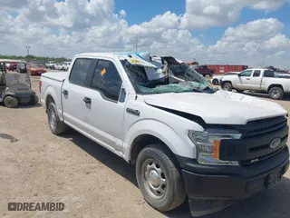 2018 Ford F-150 XL with VIN 1FTEW1C57JKD59689, listed as a IAAI auction lot 40389516 with 108,731 mi miles. Bid and sale history available at carsss.com. Image 1.
